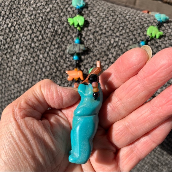 Colorful Animal Fetish Necklace Set - Picture 5 of 16